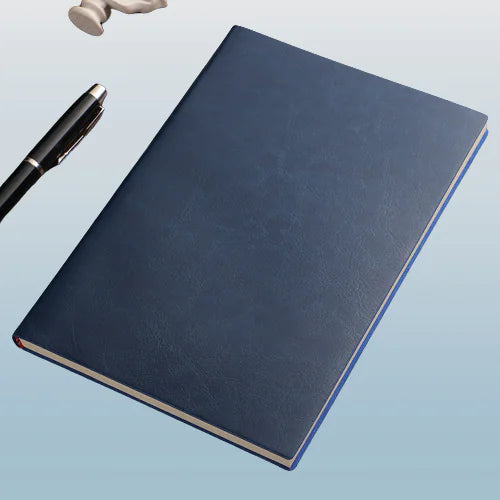 Cuaderno de Negocios Elegante A5 de Cuero para Oficina y Estudio