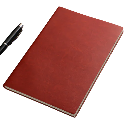 Cuaderno de Negocios Elegante A5 de Cuero para Oficina y Estudio