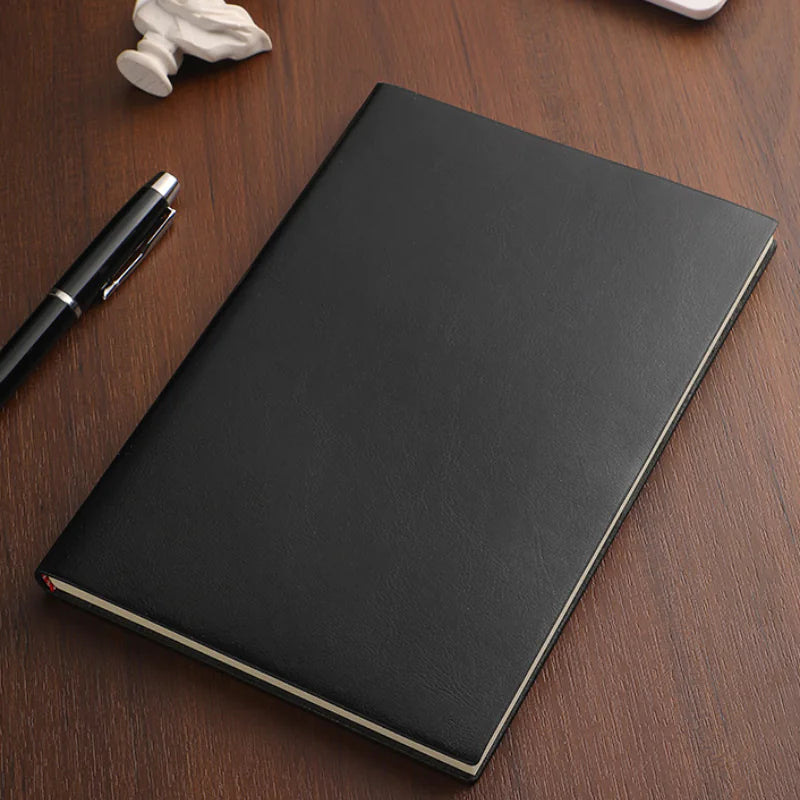 Cuaderno de Negocios Elegante A5 de Cuero para Oficina y Estudio